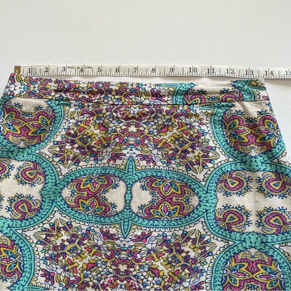Anthropologie purchased Maeve High Waist Straight Pencil Paisley Skirt Sz 4 - Picture 5 of 8